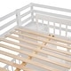 preview thumbnail 6 of 14, Full Over Twin Bunk Bed with Desk, Drawers and Shelves Storage-Savvy Design Staircase