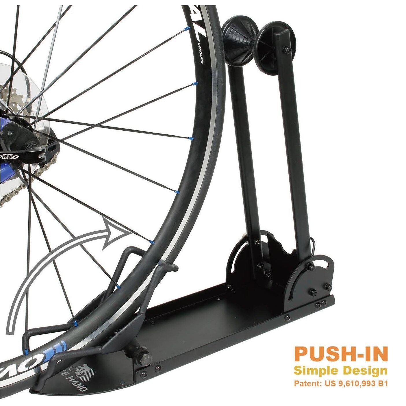 floor mounted bicycle rack