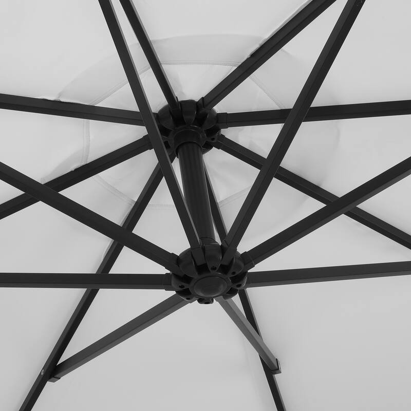 Weller 10-foot Offset Cantilever Hanging Patio Umbrella