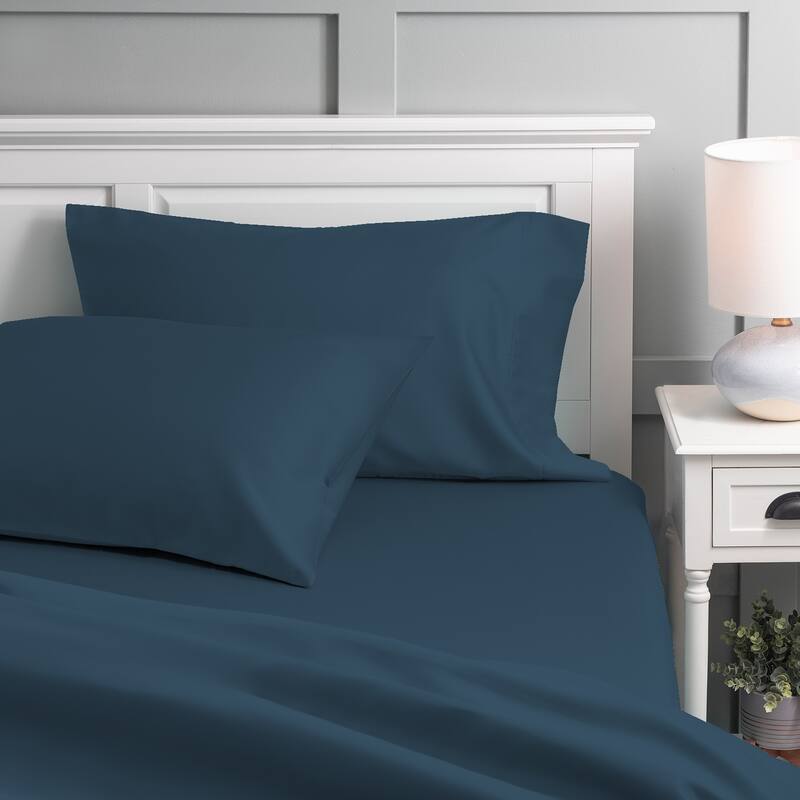 Purity Home 300-Thread Count Ultra-Soft & Silky Cotton Rayon Sheet Set