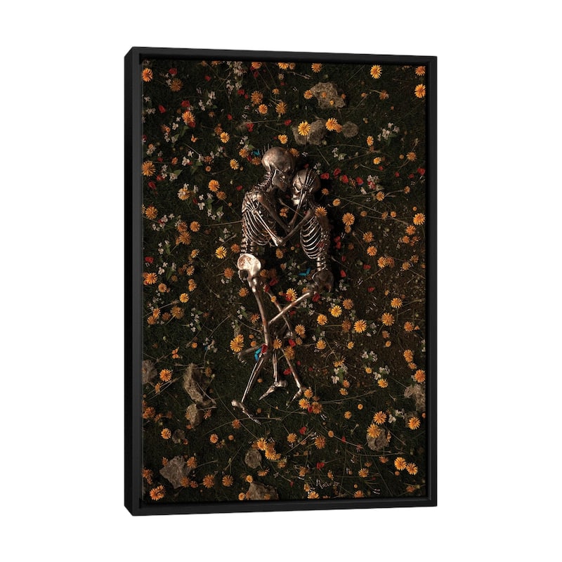 iCanvas "Memento Mori II" by Nicebleed Framed Canvas Print - Black - 48x32