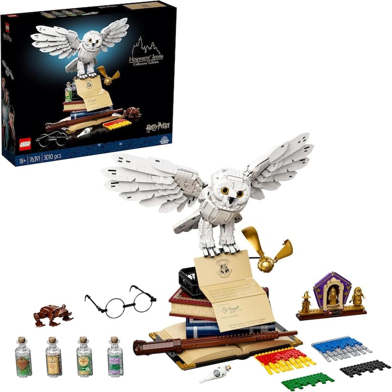 Adult Hogwarts Ikonen Sammler Building Set, 3010 Pieces - Age 18+