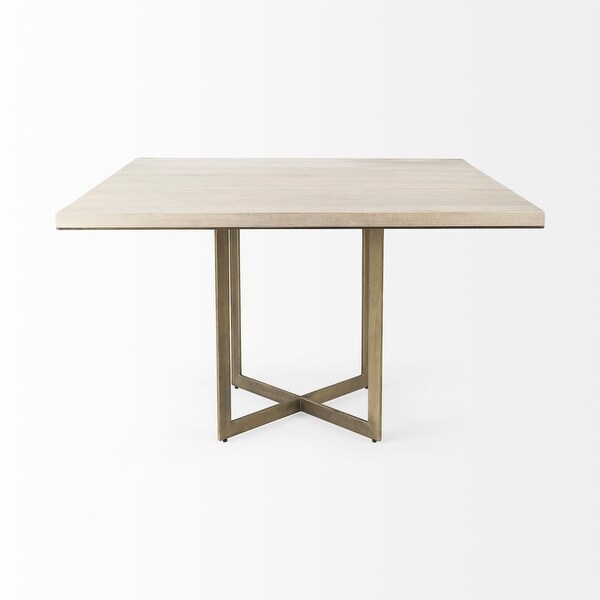 Light wood square dining table Clearance