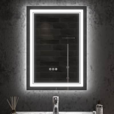 ExBrite LED Bathroom Mirror with Endless Dimming and Anti-Fog