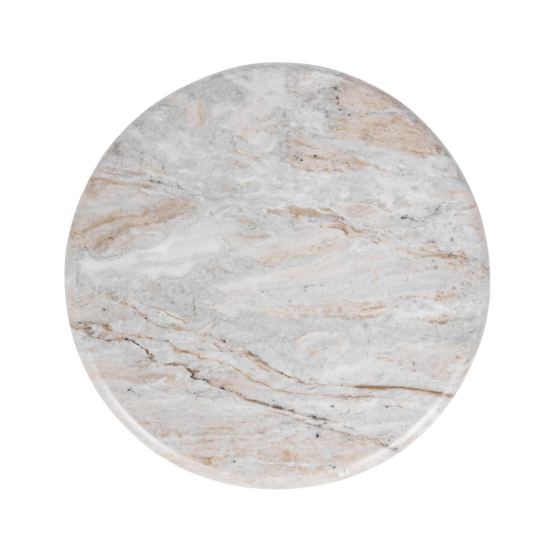 Huxley Marble Round Accent Table