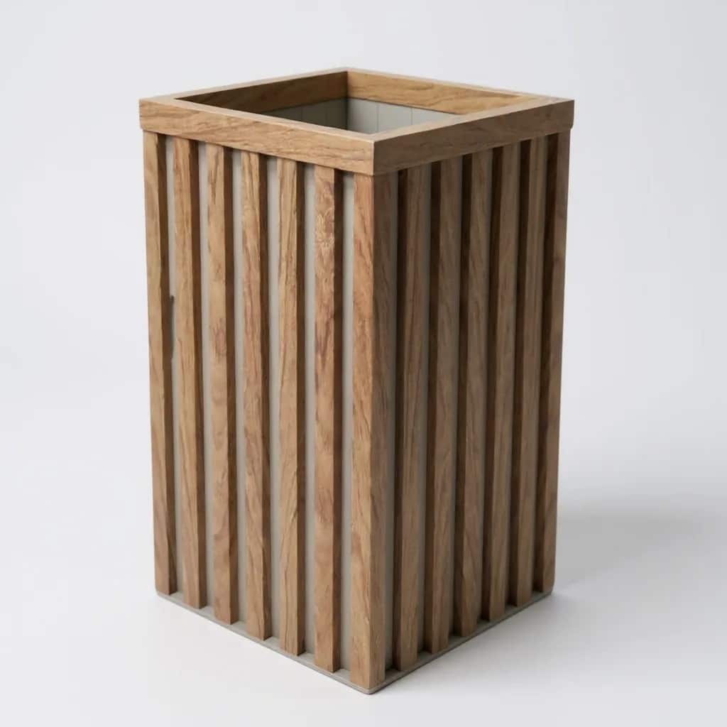 Square Grove Column Planter