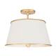 Option Matte White/French Gold