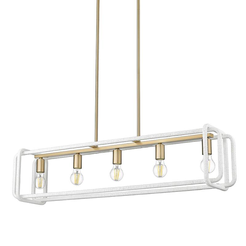 Camden 41.125" Wide 5-Light Linear Pendant