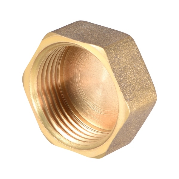 Brass Cap, Hex Pipe Fitting 3/4"G Female Pipe Connector - 3/4" G 1pcs