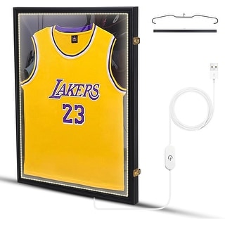 Jersey Frame Display Case with Lights, Jersey Shadow Box Display Case ...