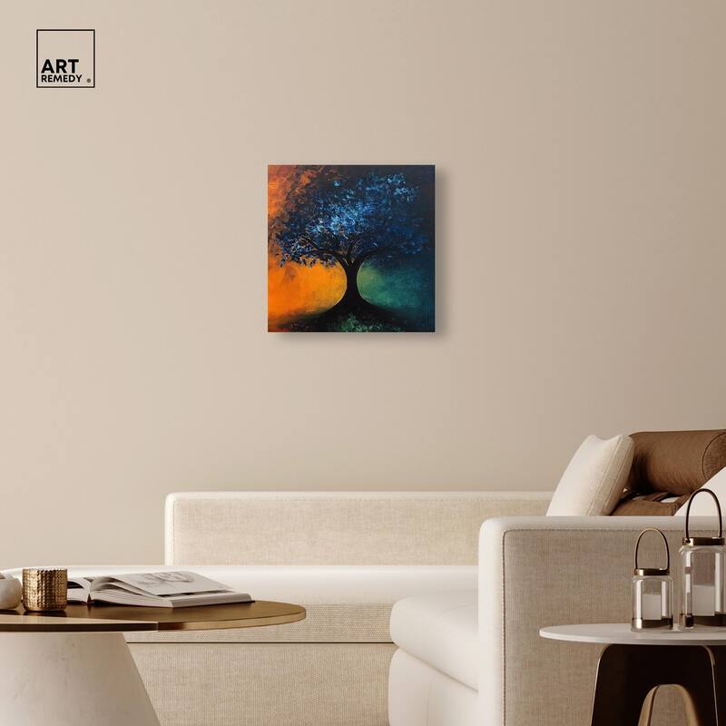 Tree of Opposites II Canvas by Art Remedy, Gallery Wrapped