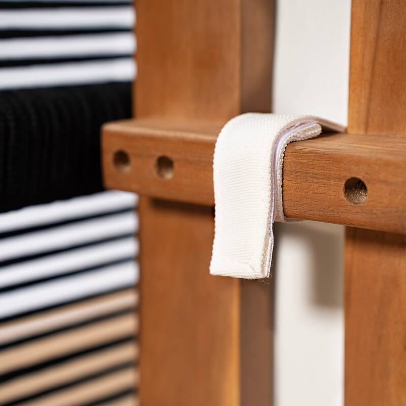 Christopher Knight Home - Modern Outdoor Acacia Wood Dining Set with Cushions and Handwoven Rope Chairs