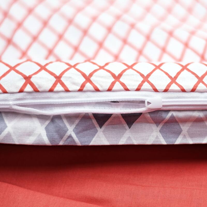 SUSSEXHOME Orange Paradise Full Size Duvet Cover Set, Hypoallergenic