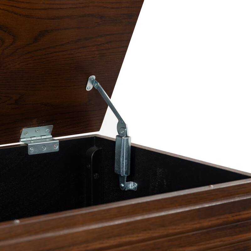 SAFAVIEH Couture Zuzu Wood Storage Bench - 50"W x 18"D x 18"H