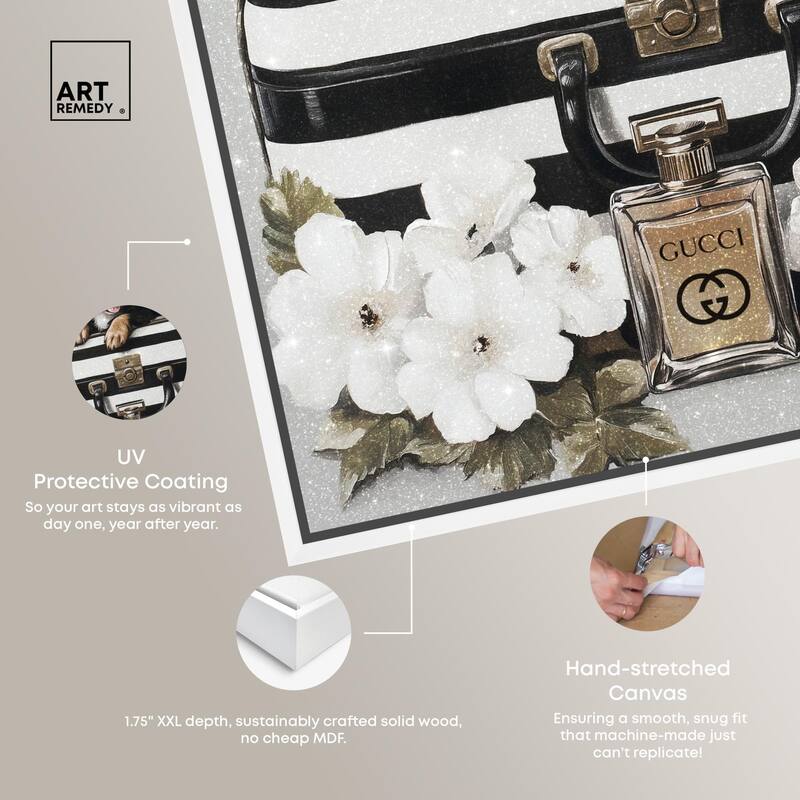 Doxxie Luggage Flowers Canvas by Art Remedy