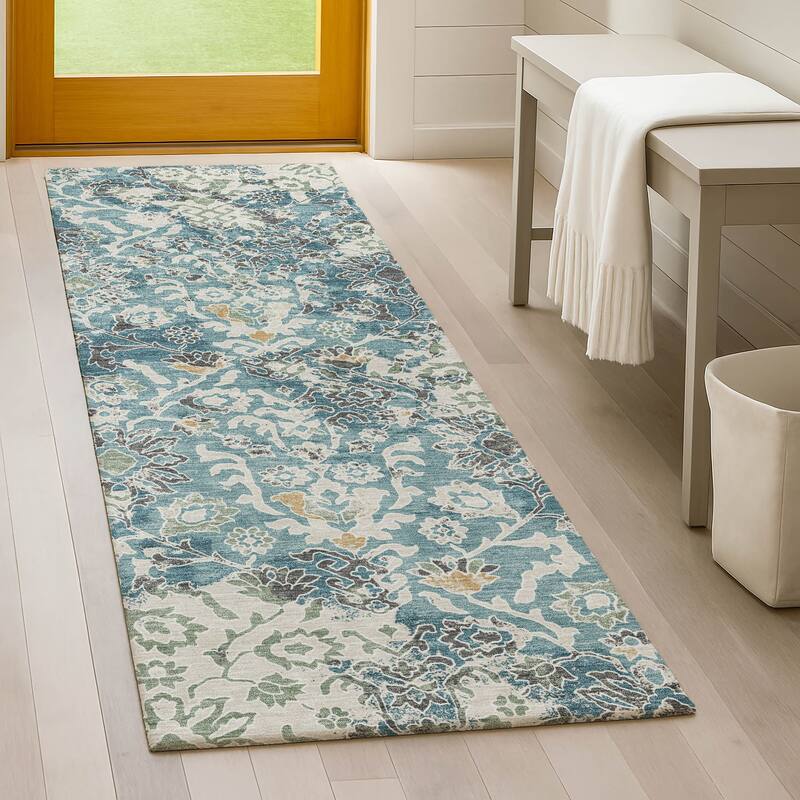 Machine Washable Indoor/ Outdoor Global Avon Chantille Rug