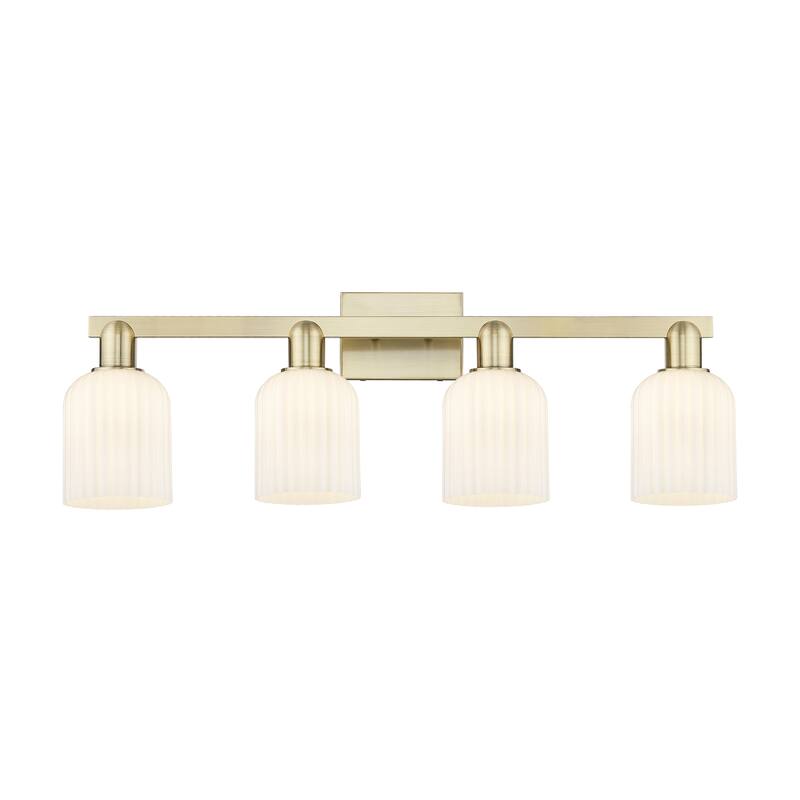 Innovations Lighting Downtown Urban - Bridal Veil - 4 Light 32" Bath Vanity Light
