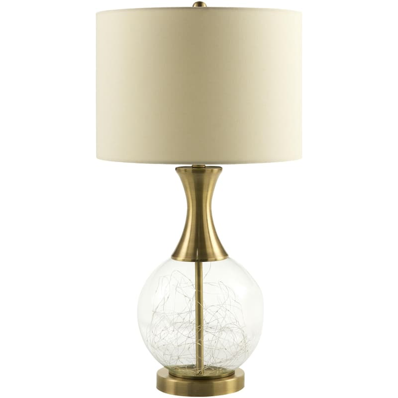 Livabliss Mittag Global Accent Table Lamp - 31"H x 16"W x 16"D - Brass