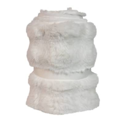 Kurt Adler 10 by 24-Inch White Tree Collar