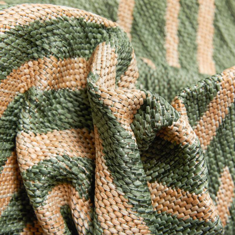 Well Woven Medusa Kesia Indoor Outdoor Striped Modern Area Rug