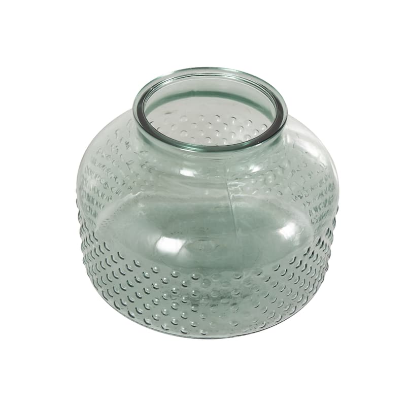 Glass Spotted Vase - Green - Roche River Decor