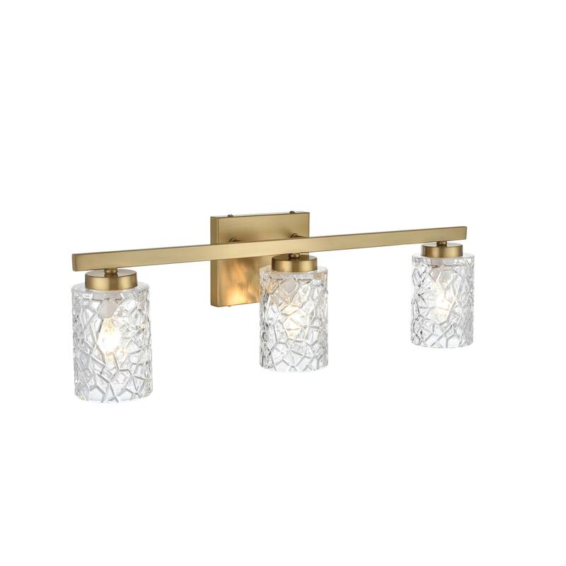 Elegant Lighting LD7027W24 Cassie 3 Light 24" Wide Vanity Light