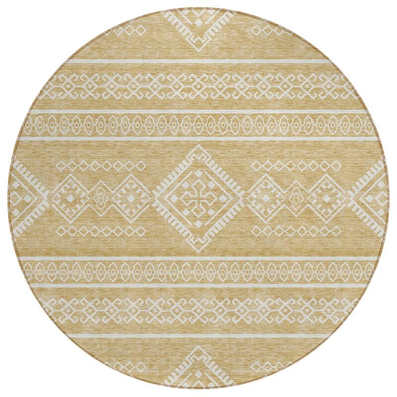 HomeRoots Southwestern Transitional Rectangle Outdoor Rug