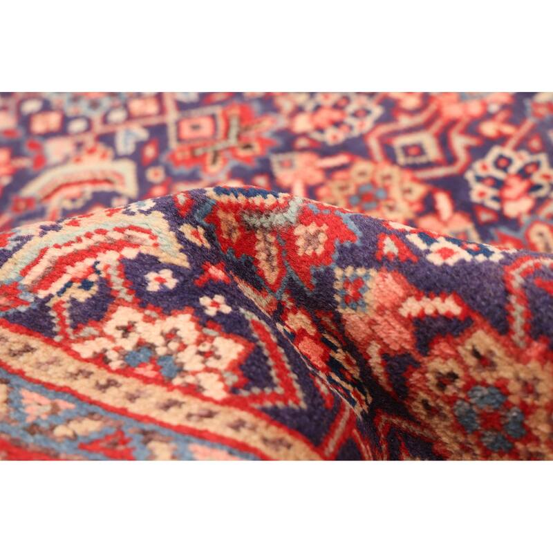 ECARPETGALLERY Hand-knotted Andelz Navy Wool Rug - 3'11 x 10'5