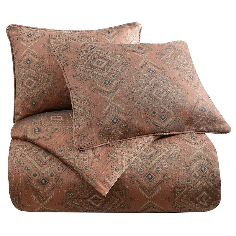 HiEnd Accents Sedona Pale Sienna Comforter Set, 3PC