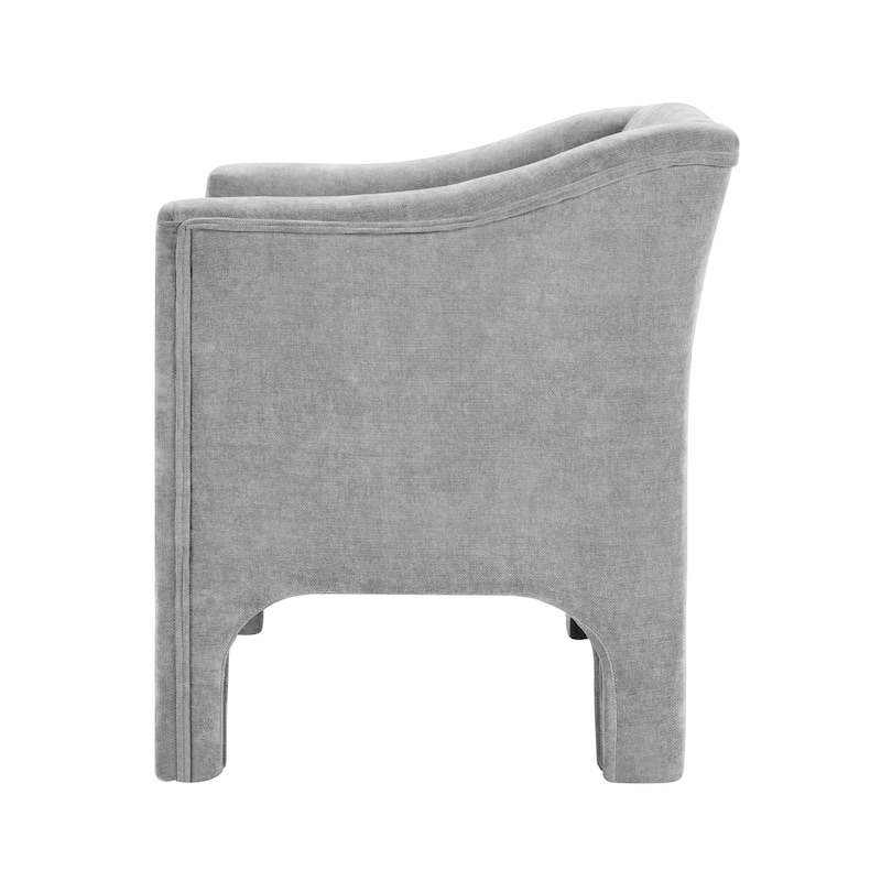 Christopher Knight Home - Barrel Modern Upholstered Accent Chair with Ergonomic Comfort.