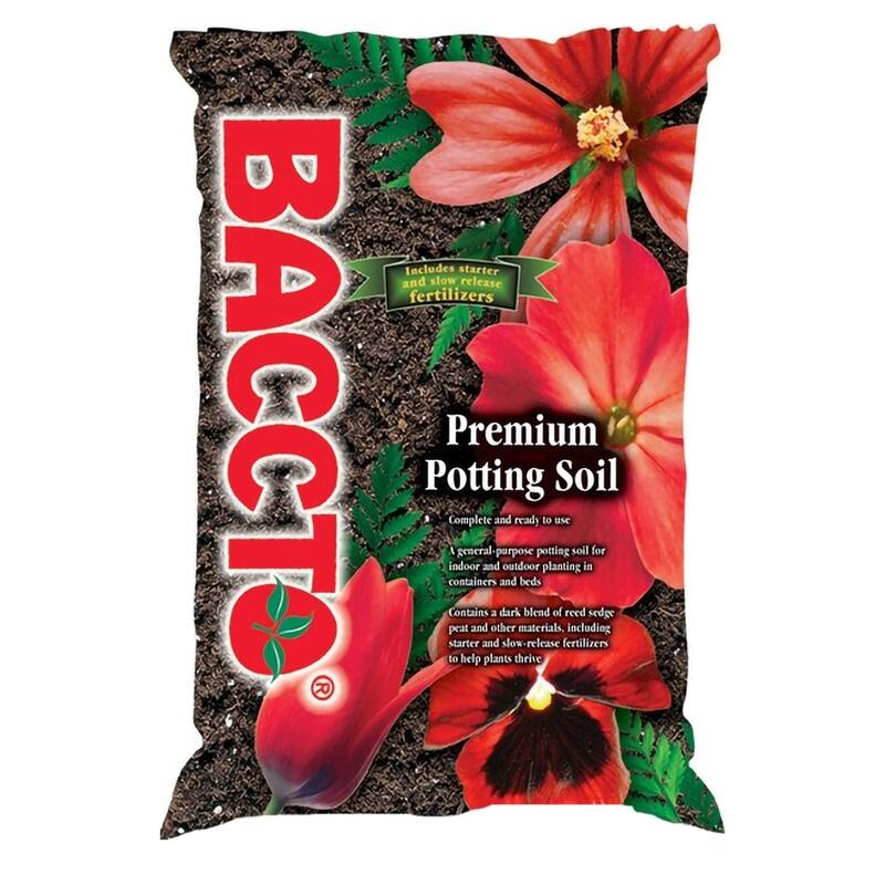 Michigan Peat General All Purpose Premium Potting Soil w/Perlite, 25lbs (4 Pack) - 25