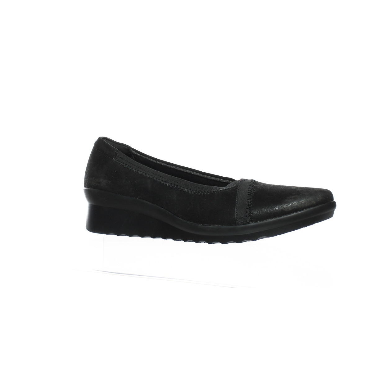 clarks cloudsteppers black