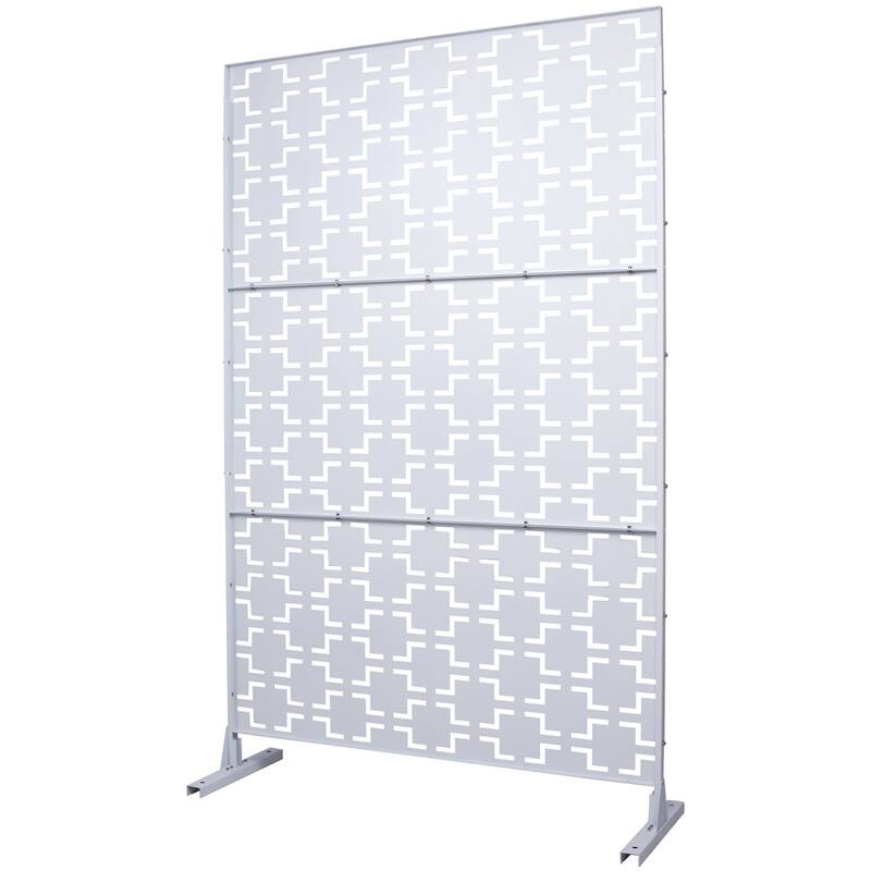 Outdoor & Indoor Privacy Screen Metal Privacy Screen 76" H×48" W