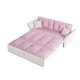 preview thumbnail 15 of 31, 74.8" Queen Size Pull Out Sofa Bed 3-in-1 Convertible Sleeper Tufted Sofa with 2 Soft Pillows