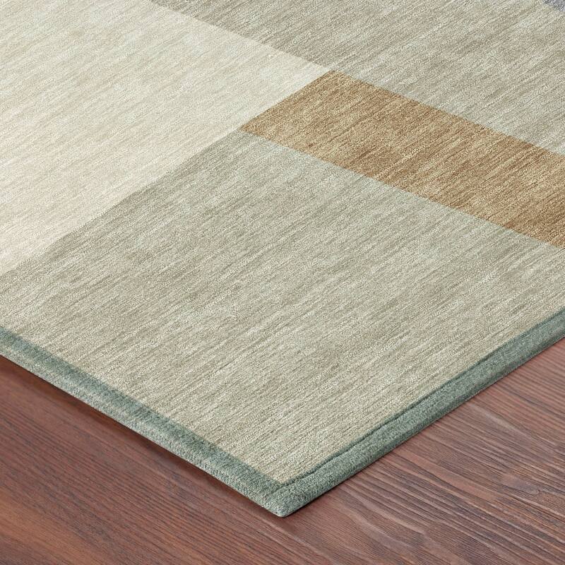 Machine Washable Indoor/ Outdoor Contemporary Jolie Chantille Rug