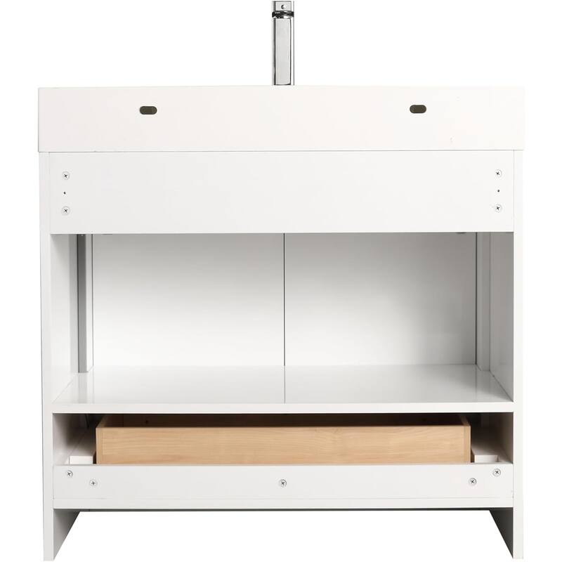 Blossom 48" All Wood Freestanding Bathroom Vanity with Acrylic Sink