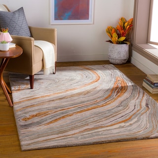 Artistic Weavers Communite Modern Wool/Viscose Hand-Tufted Area Rug