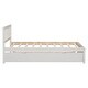 preview thumbnail 11 of 10, Wooden Twin Size Platform Bed Frame with Trundle , Sturdy Construction from Rubberwood and Plywood