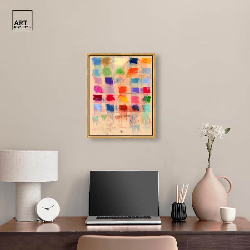 Color Blocks Canvas by Art Remedy