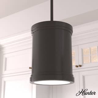 Hunter Capshaw Modern Drum Pendant - Dining Room, Entry, Kitchen Island - Contemporary, Transitional