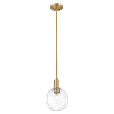 Innovations Lighting Downtown Urban - Preston - 1 Light 7" Globe Shade Stem Hung Mini Pendant