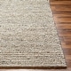 preview thumbnail 9 of 20, Dawley Handmade Solid Neutral Wool Area Rug