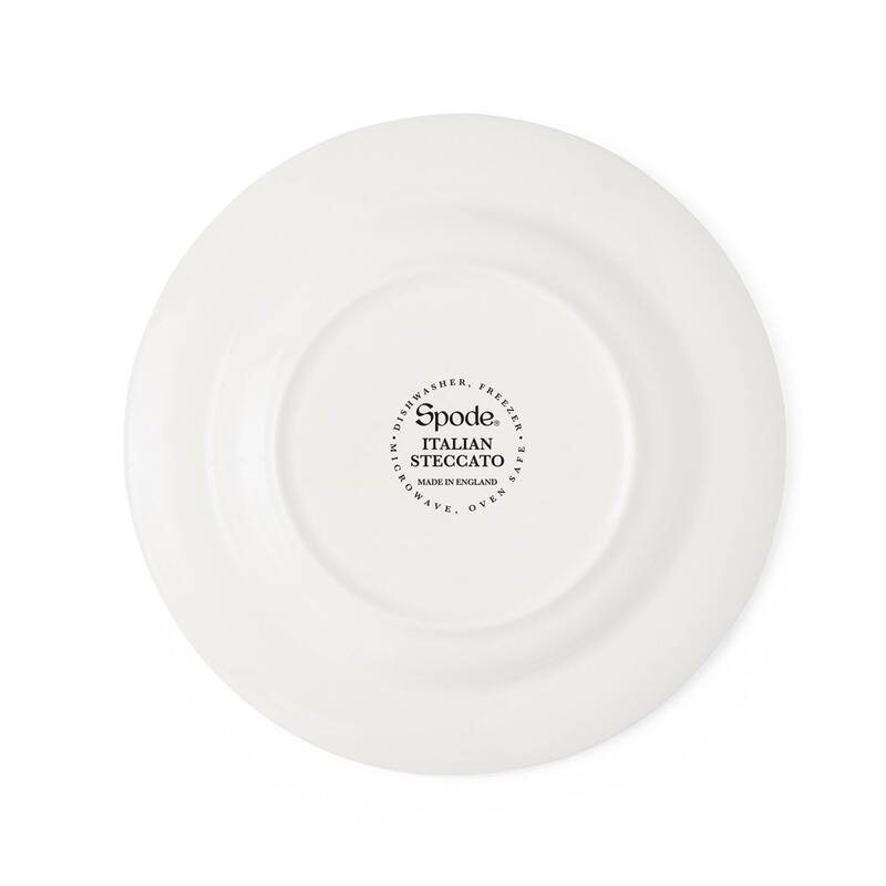 Spode Set of 4 Steccato Narrow Stripe Teacups and Saucers - 9 oz