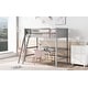 preview thumbnail 3 of 10, Solid Wood Twin Size Loft Bed with Sturdy Ladder - Elegant Design, High-Quality Pine Construction, and Enhanced Stability