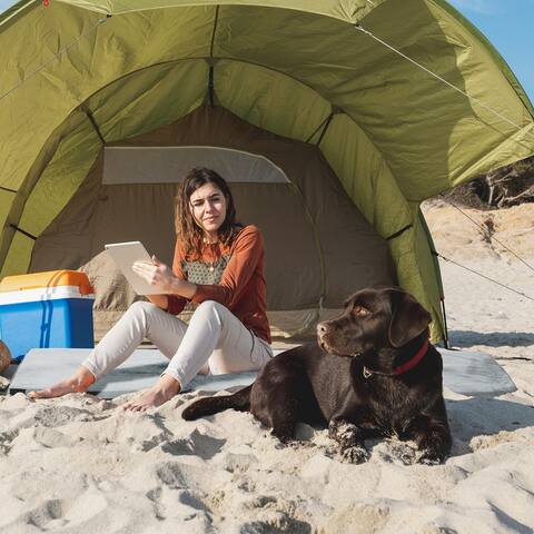 Outsunny Sleeping Mat, Camping Mattress Pad with Dual-Foam Memory Foam, Roll-Up Design with Bag - Grey - 5' X 2'