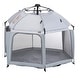 preview thumbnail 1 of 4, InstaPop Dome Play Yard - High Street - Grey - 7'9" x 10'10"