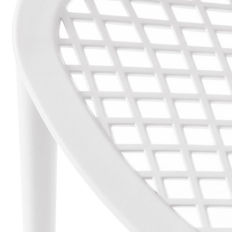 Frond and Form Outdoor Stacking Dining Side Chair (Set of 2)