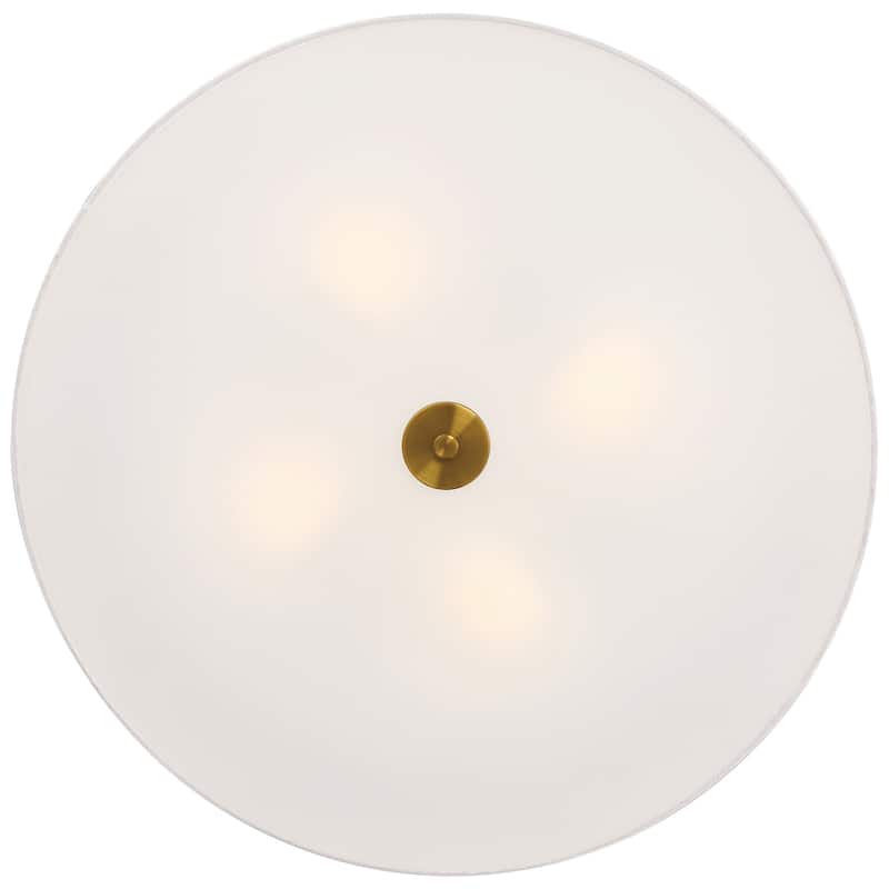 Access Lighting 64064LEDDLP/WH Mid Town 4 Light 24" Wide LED Flush