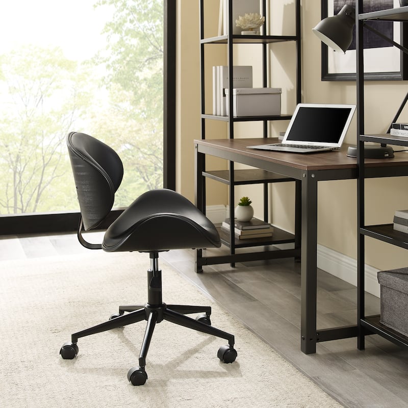 Corvus Madonna Mid-century Modern Adjustable Curved Office Chair