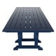 preview thumbnail 35 of 49, Laguna Hdpe All Weather Outdoor Patio 71" Rectangular Dining Table